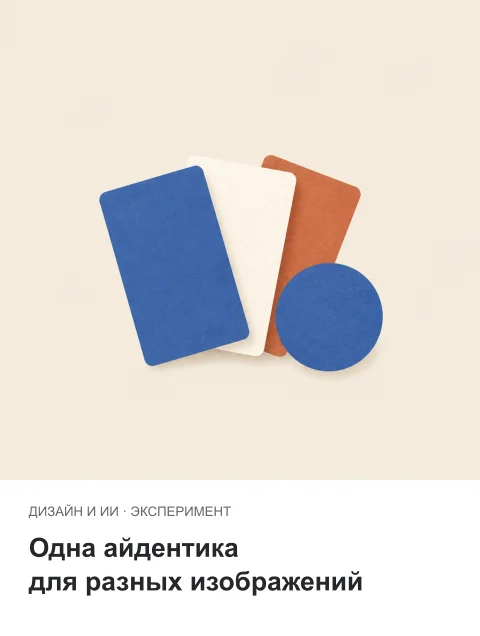 Айдентика в макете